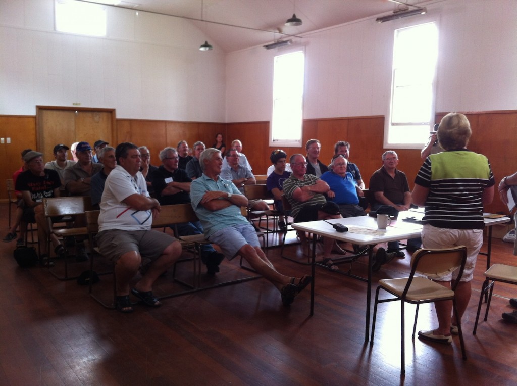 Locals hams listening to the future directions of NZART