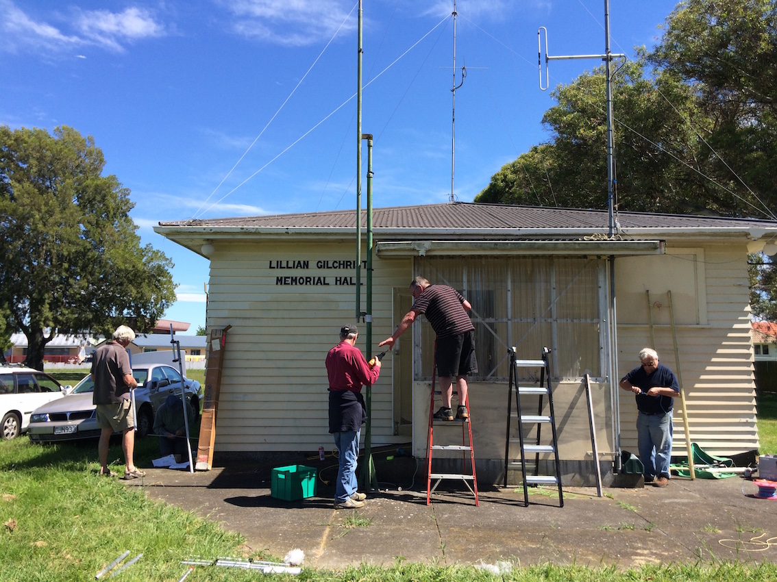 The front of the Club Rooms quickly became a hive of activity.